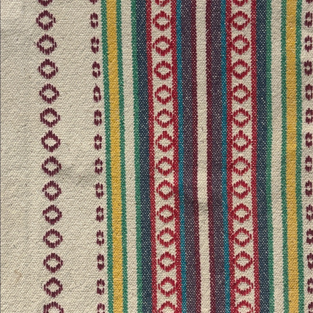 ๐ช Minga Textiles UO Flat-Woven Cotton Falsa Tapestry ~ 50โ x 60โ - Picture 4 of 7
